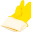 Перчатки резиновые PACLAN Professional латекс желт 407858/4078584 р.XL
