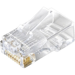 Коннектор ExeGate RJ-45 Кат.6 (8P8C) под одножильный (100шт/уп)&lt;EX283691RUS