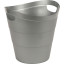 Корзина для мусора офисная 12л пластик, серая с ручками Uniplast КХУ-10