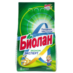 Порошок стиральный Биолан Эконом Эксперт Автомат 2,4 кг_КЗ