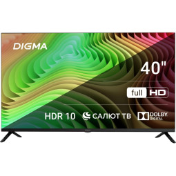 Телевизор Digma DM-LED40SBB36, FHD, смарт (Салют ТВ)