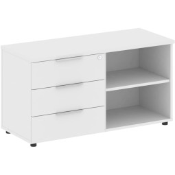 Тумба сервисная Metal System опорная Б.ТС-2 1096x450x580 Белый