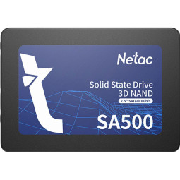 SSD накопитель Netac SSD SA500 512GB 2.5 SATA 3D NAND(NT01SA500-512-S3X)