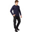 Футболка (160 г.) с длинным рукавом т.-син.(S)