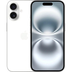 Смартфон Apple iPhone 16 128GB White, A3287(MYE93HN/A)