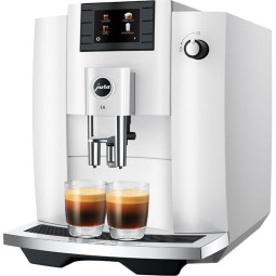 Кофемашина JURA E6 PIANO WHITE (EC) 15438