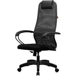 Кресло МТ_Easy Chair/SU-B-8/подл.130/осн.001 серый/черный