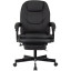 Кресло VB_EChair 668 PU P черный эко.кожа подст.для ног