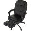 Кресло VB_EChair 668 PU P черный эко.кожа подст.для ног