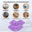 Бахилы п/э Elegreen фиолетовые, арт.ГППНД-8/1р-Ф, 2,2 г,1000 пар/уп