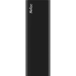 Портативный SSD NeTac External SSD Z Slim USB 3.2 500 Gb Black