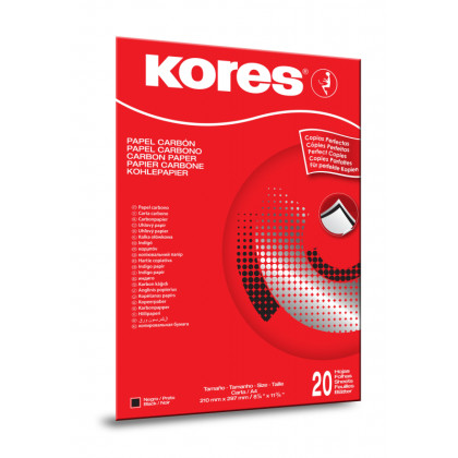 Бумага копировальная черная KORES 1200 пачка 20л. &#039;7528942