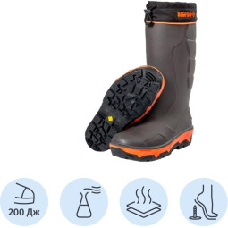 Сапоги полиуретановые зимние, на подошве из каучука BIGFOOT,  р.42/270