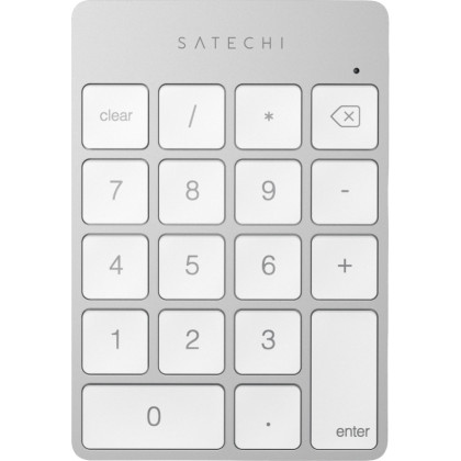 Клавиатура блок Satechi Aluminum Slim,беспроводной,цифровой,серебристый
