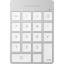 Клавиатура блок Satechi Aluminum Slim,беспроводной,цифровой,серебристый