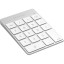 Клавиатура блок Satechi Aluminum Slim,беспроводной,цифровой,серебристый