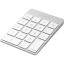 Клавиатура блок Satechi Aluminum Slim,беспроводной,цифровой,серебристый