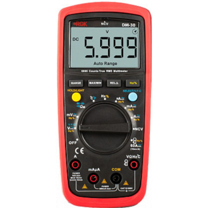 Мультиметр RGK DM-30 + поверка,  (арт. 779654)