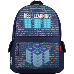 Рюкзак школьный СИНИЙ DEEP LEARNING, 12-003-161/02