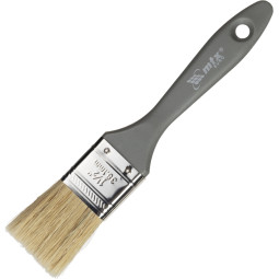 Кисть плоская Евро 1,5&quot;/36 мм, натур. щетина, пласт.ручка MTX 83062