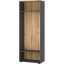 Гардероб узкий К-Loft 241H010 выс.2106 дуб натур./графит