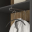 Гардероб узкий К-Loft 241H010 выс.2106 дуб натур./графит