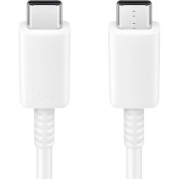 Кабель Samsung USB-C - USB-C 1m 5A EP-DN975 Белый (EP-DN975BWEGWW)