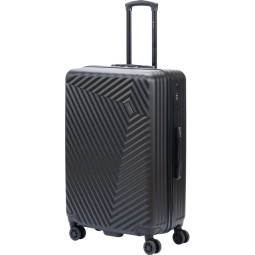 Чемодан TORBER Lama, черн, ABS-пластик, 49 х 29,5 х 77см, 92л, T1919L-Black