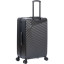 Чемодан TORBER Lama, черн, ABS-пластик, 49 х 29,5 х 77см, 92л, T1919L-Black