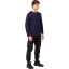 Футболка (160 г.) с длинным рукавом т.-син.(XXXL)