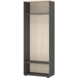 Гардероб узкий К-Loft 241H010 выс.2106 дуб скандин./графит