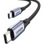 Кабель UGREEN US535 (15311) USB-C to USB-C 240WPD 1м. серый космос