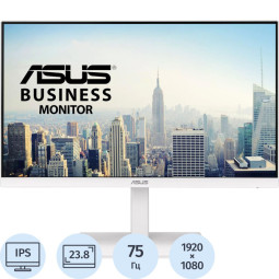 Монитор ASUS VA24EQSB-W (90LM0562-B03170) 23.8/FHD/IPS/75Hz/300cd/5ms/HDMI