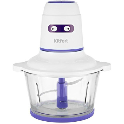 Измельчитель Kitfort КТ-3050-1 бело-фиолетовый