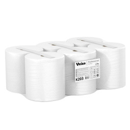 Полотенца бумажные д/дисп.Veiro Comfort A1/A2 втор.бел.2сл.150м 6рул/упK203