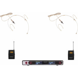 Радиосистема Micnet Dual head set, с 2-мя головными микрофонами