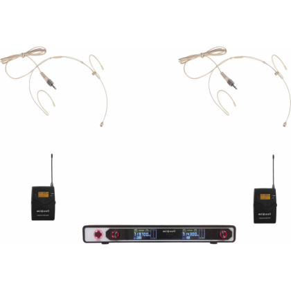 Радиосистема Micnet Dual head set, с 2-мя головными микрофонами