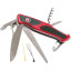 Нож Victorinox RangerGrip 79, 130 мм, 12 функций, красный с черн, 0.9563.MC