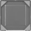 Подставка для блок-кубиков Attache 78x105x105мм серебристый LD01-499-1