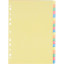 Разделитель листов 1-20, цв.картAttache,A4