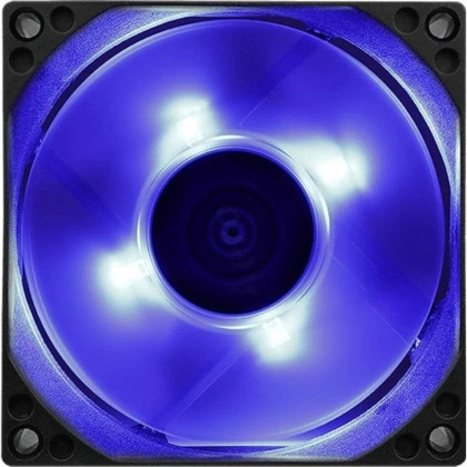Вентилятор Aerocool Motion 8 LED 80х80x25 чер.3-pin(MOTION 8 BLUE-3P 80)Ret