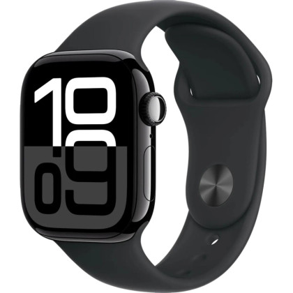Смарт-часы Apple Watch Series 10 A2986 42мм OLED черный (MWWE3LW/A)