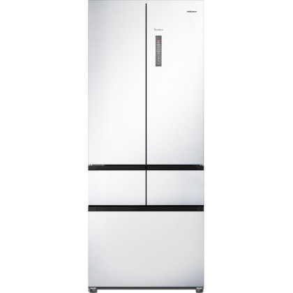 Холодильник TESLER RFD-427BI SPARKLING WHITE,French-Door,частично встрае-ый