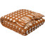 Покрывало из хлопка Polka dots карамельного цвета Essential, 180х250 см