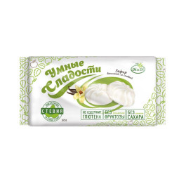 Зефир Умные Сладости Di&amp;Di ванильный, стевия, 50г