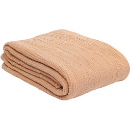 Покрывало двухстороннее,многослойный муслин Essential, 230x250 см Цвет Охры