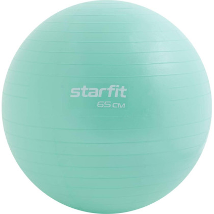 Фитбол STARFIT GB-108 65 см, 1000 гр, антивзрыв, мятный, УТ-00020576