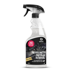 Профхим авто очистит-полир пласт мат Grass/Polyrole Matte ваниль, 0,6л_т/р