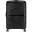 Чемодан TORBER Nevo, черн, полипроп, 49 х 28 х 76 см, 95 л, T2207L-Black