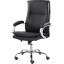 Кресло UP_EChair СН-701 Куба В хром ХДП Ср S-0401 (черный)